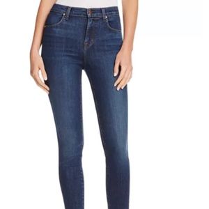 JBrand high rise skinny jeans dark indigo size 28